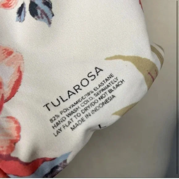 Tularosa Floral Lillian Crop Top Size Large - Picture 2 of 2